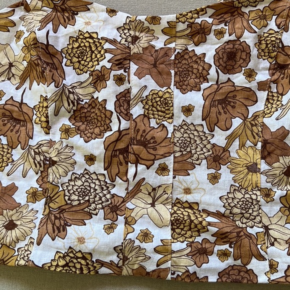 C & C California Linen Floral Top Size 8 - Picture 5 of 12